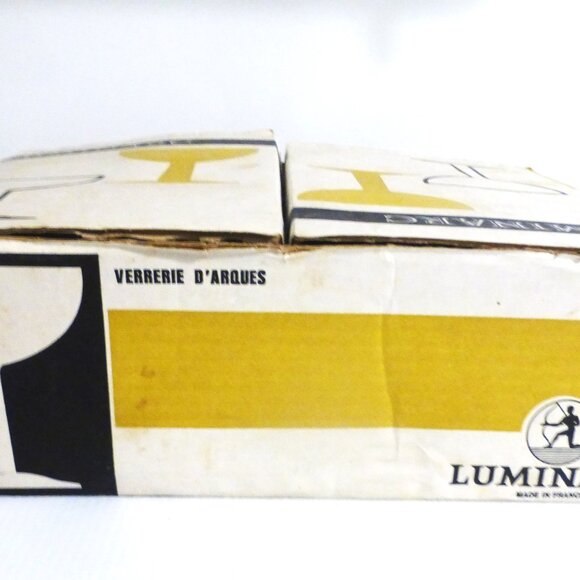 24pc Luminarc GOBLET Glasses Verre a Pied Tulipe FRANCE Vintage Glass Wine - Picture 3 of 15